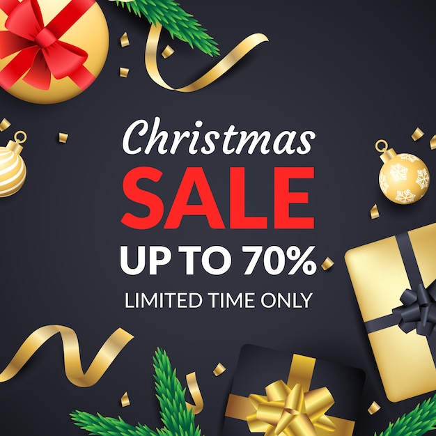 Golden christmas sale