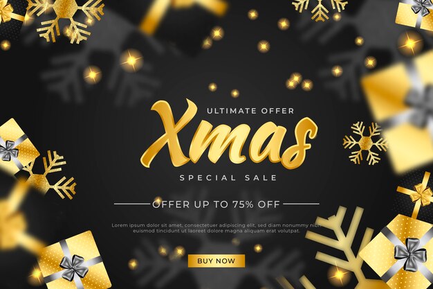 Golden christmas sale