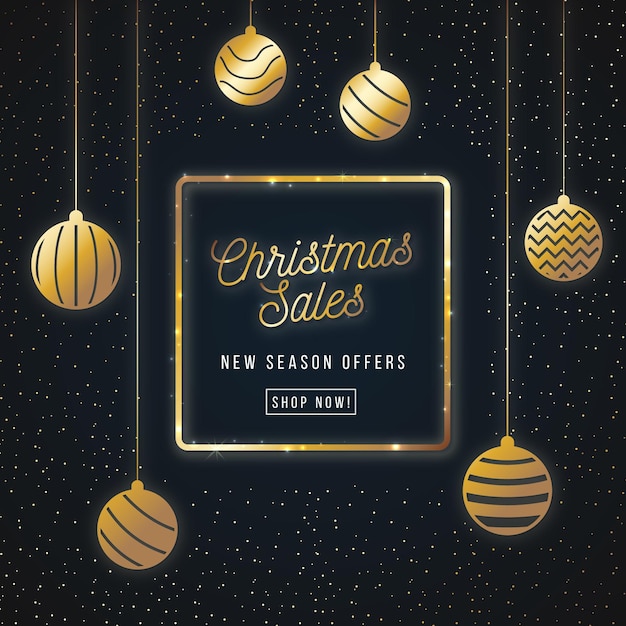 Golden christmas sale