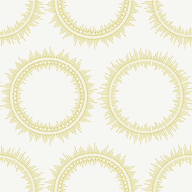 Golden circles background