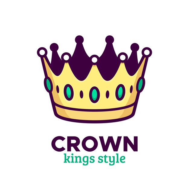 Download Free Royal Crown Of Simple Design With A Frontal Circular Gemstone Use our free logo maker to create a logo and build your brand. Put your logo on business cards, promotional products, or your website for brand visibility.