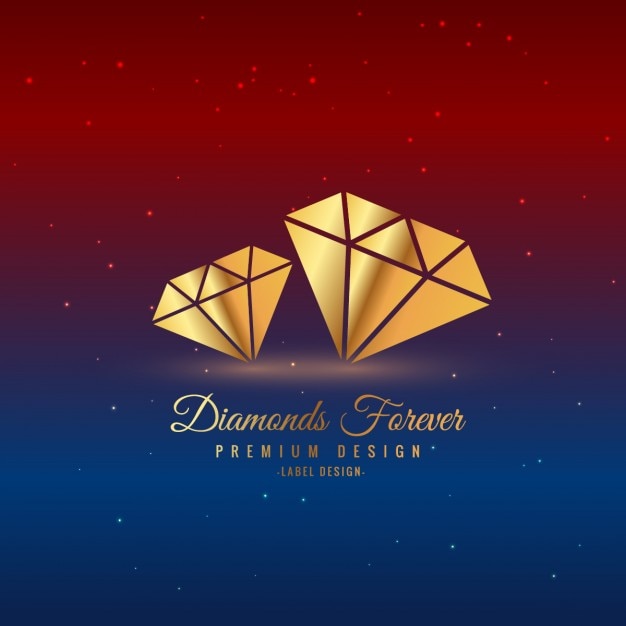 Golden diamonds label