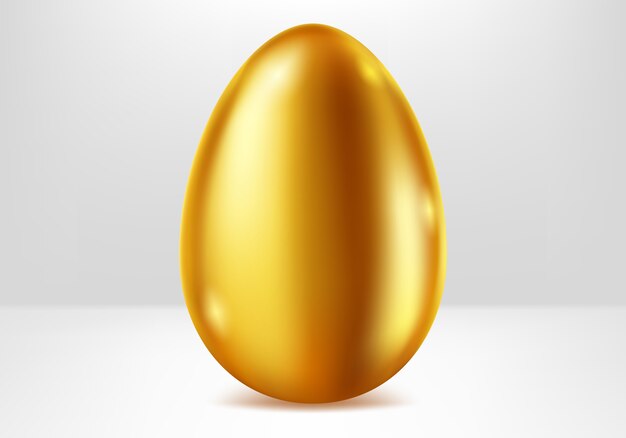 黄金の卵、現実的なお祝い金属ギフト