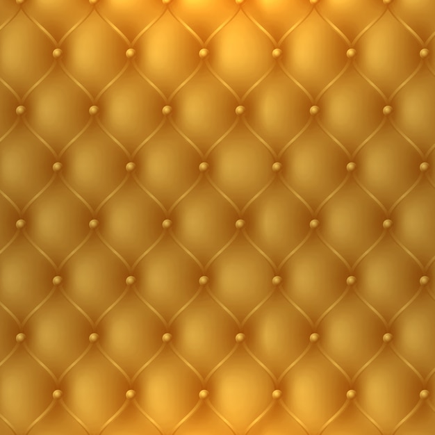 Бесплатное векторное изображение Золотой обивочные ткани текстуры кабины можно использовать как роскошь или премиум фоне приглашения