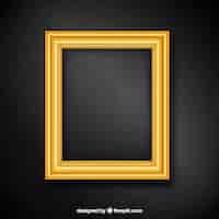 Vettore gratuito golden frame