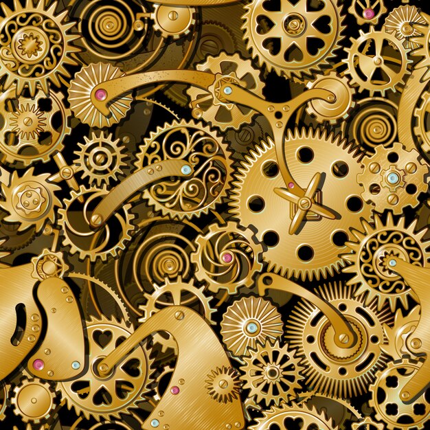 Golden Gears Pattern