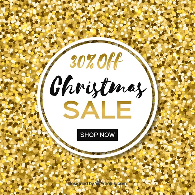 Golden glitter background for christmas sales