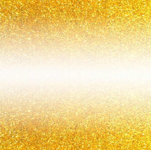 Golden glitter background with space in middle