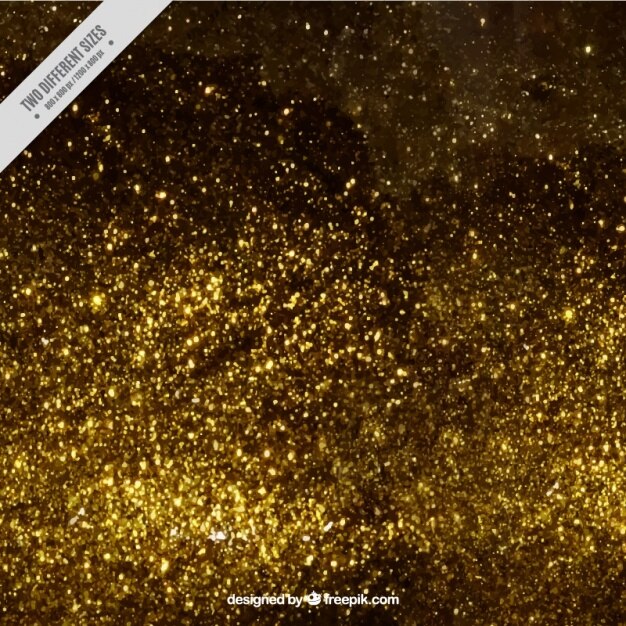 Free Vector golden glitter background