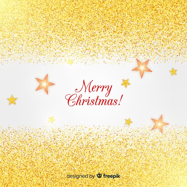 Golden glitter background