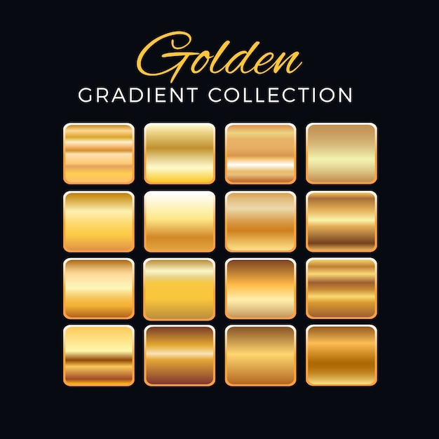 Golden gradient blocks collection