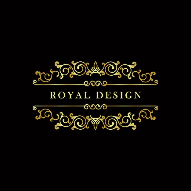 Design logo dorato