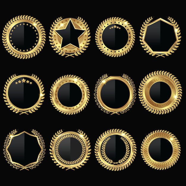 Golden medal black label set