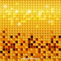 Vettore gratuito golden background mosaico