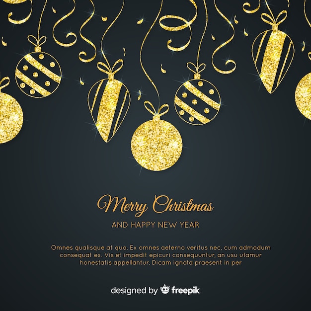 Free vector golden new year 2019 background