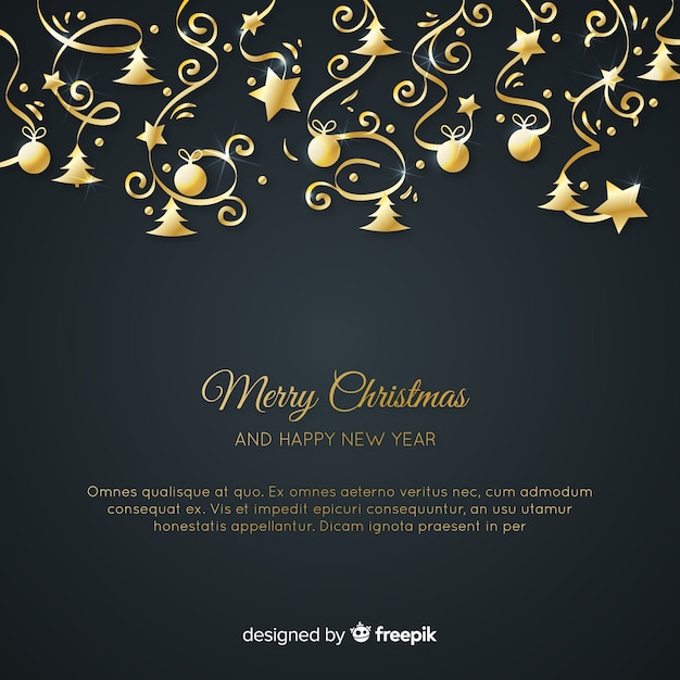 Free vector golden new year 2019 background