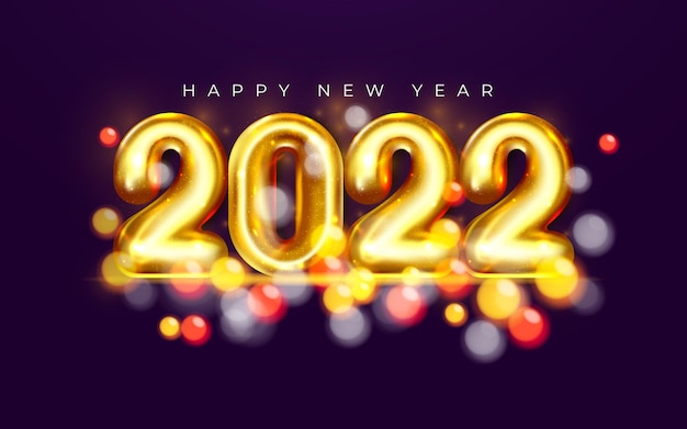 Золотой новый год 2022 фон