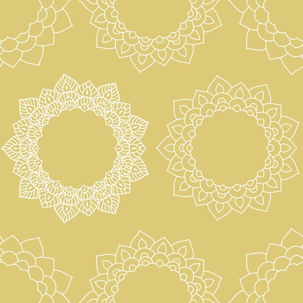 Golden pattern background