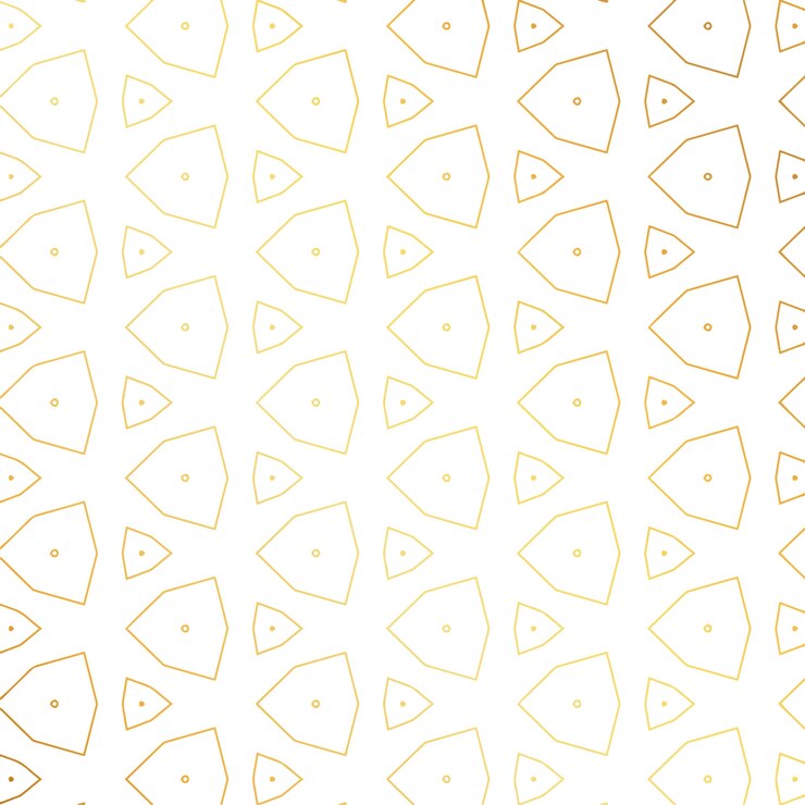 Free Vector | Golden pattern on a white background