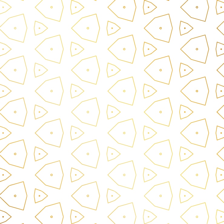Free Vector | Golden pattern on a white background