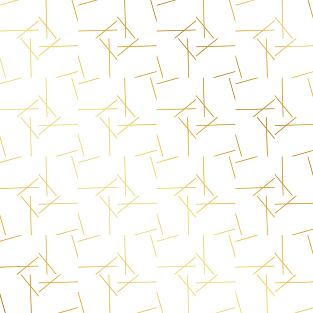 Golden pattern with lines and squares