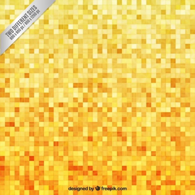 Vettore gratuito dorato pixel sfondo