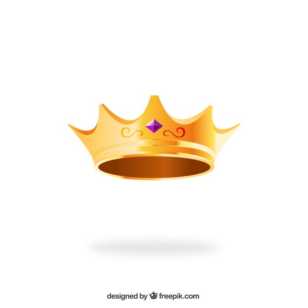 Golden queen crown