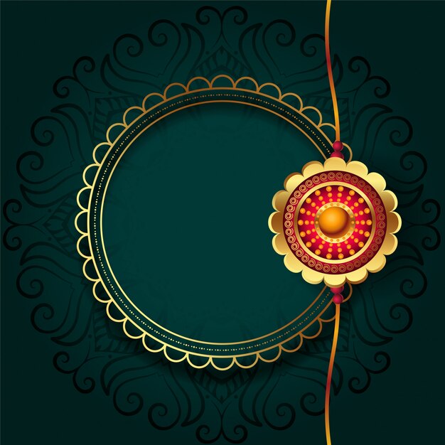 Golden rakhi  for rakha bandhan festival