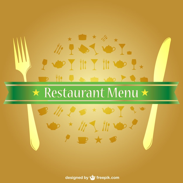 Vettore gratuito menu del cibo vettoriali gratis