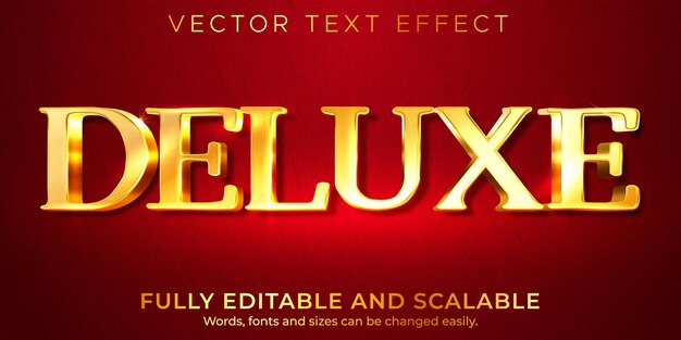 Golden royal text effect, editable shiny and rich text style