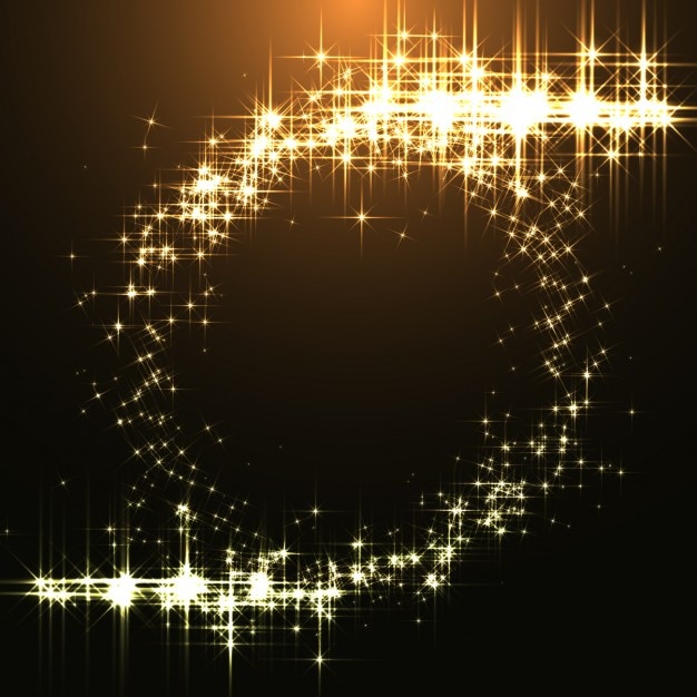 Free vector golden shines background