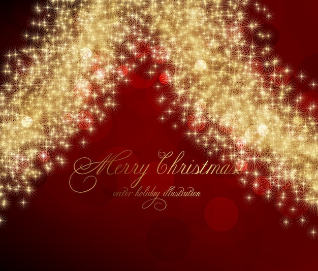 Premium Vector  Card celebration holidays shimmering natural