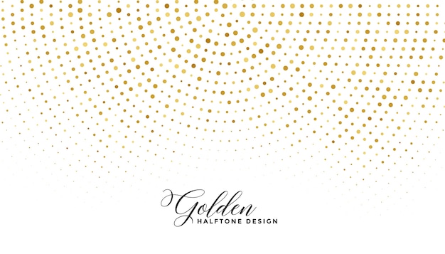 Free vector golden sparkle halftone on white background