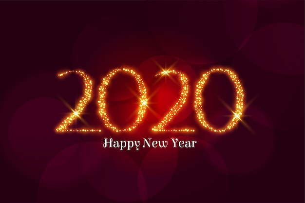 Золотая искра с новым годом 2020 приветствие