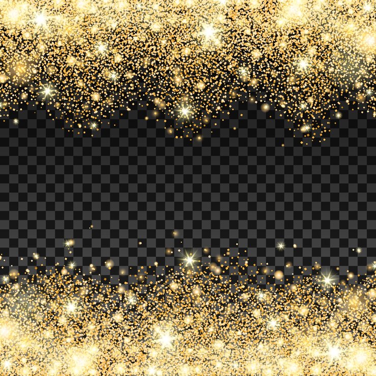 Free Vector golden sparkles background