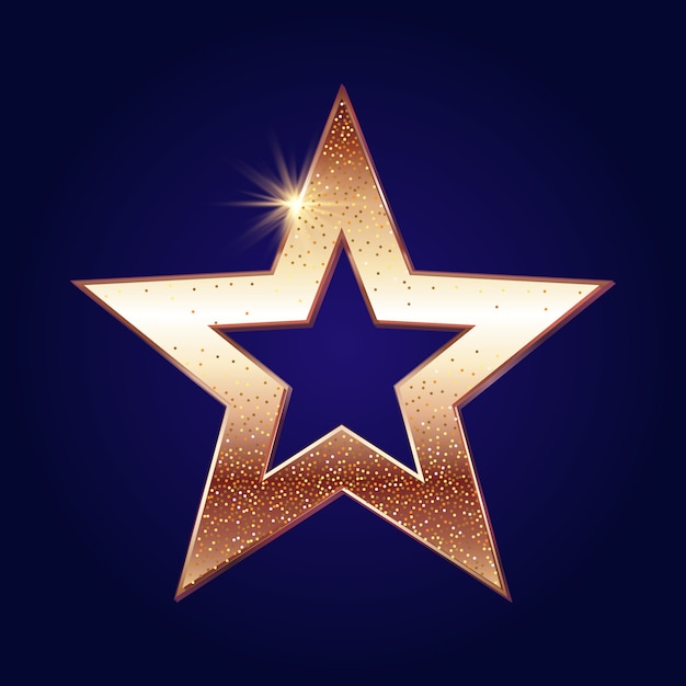 Free vector golden star background