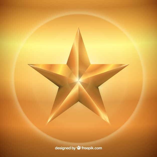 Golden star background