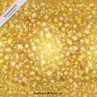 Free vector golden starry background