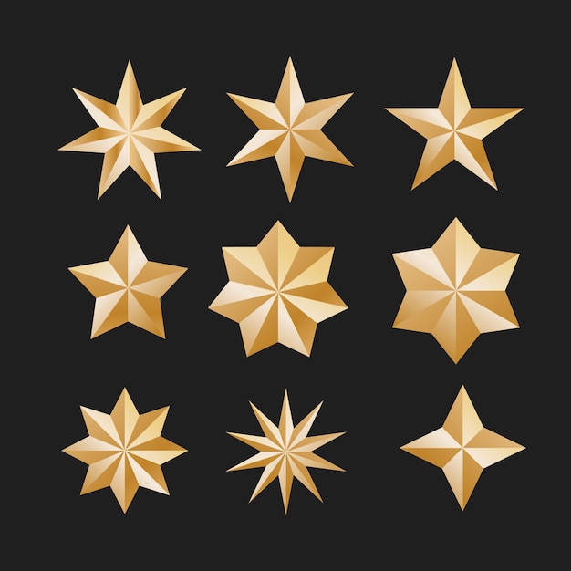 Golden stars collection