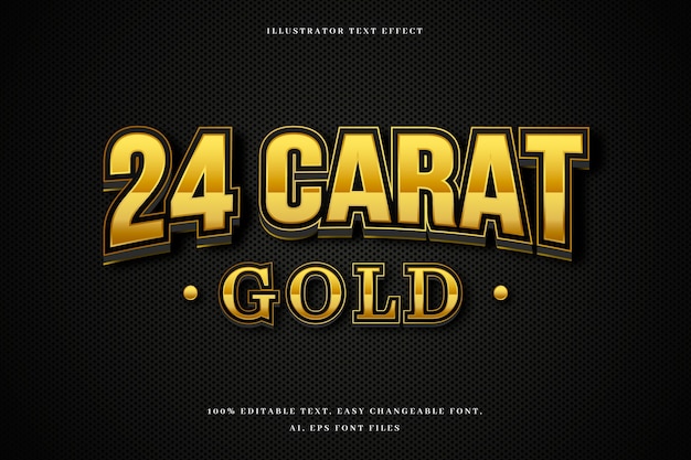 Free vector golden text effect concept