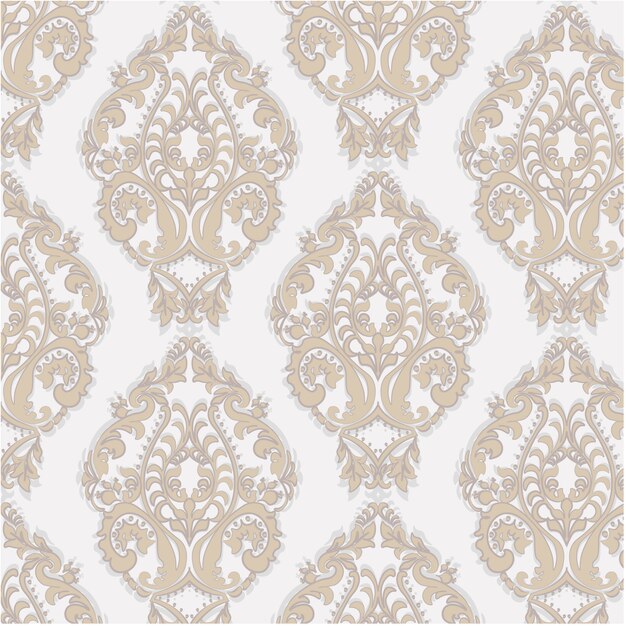 Golden and white ornamental background