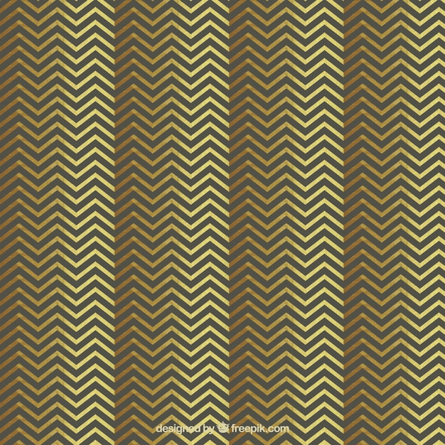 Vettore gratuito golden pattern a zigzag