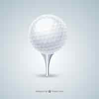 Free vector golf ball