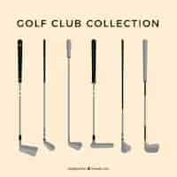 Free vector golf club collection