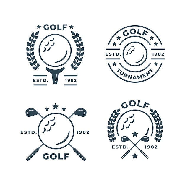 ゴルフのロゴコレクション