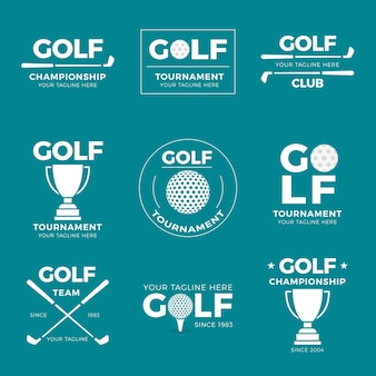 Golf logo collection