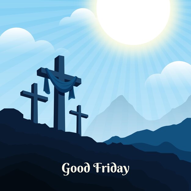 Good friday illustration