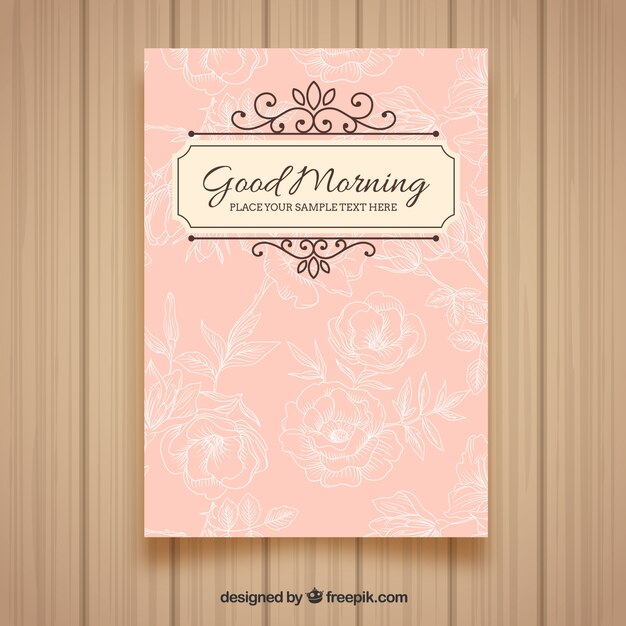 Good morning card