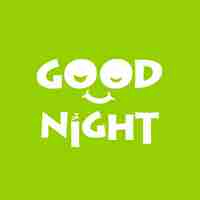 Free vector good night