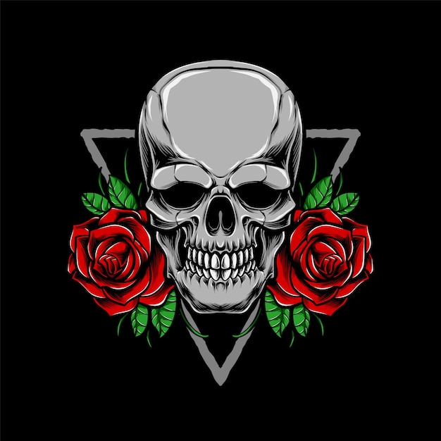 girly skulls and roses wallpaper